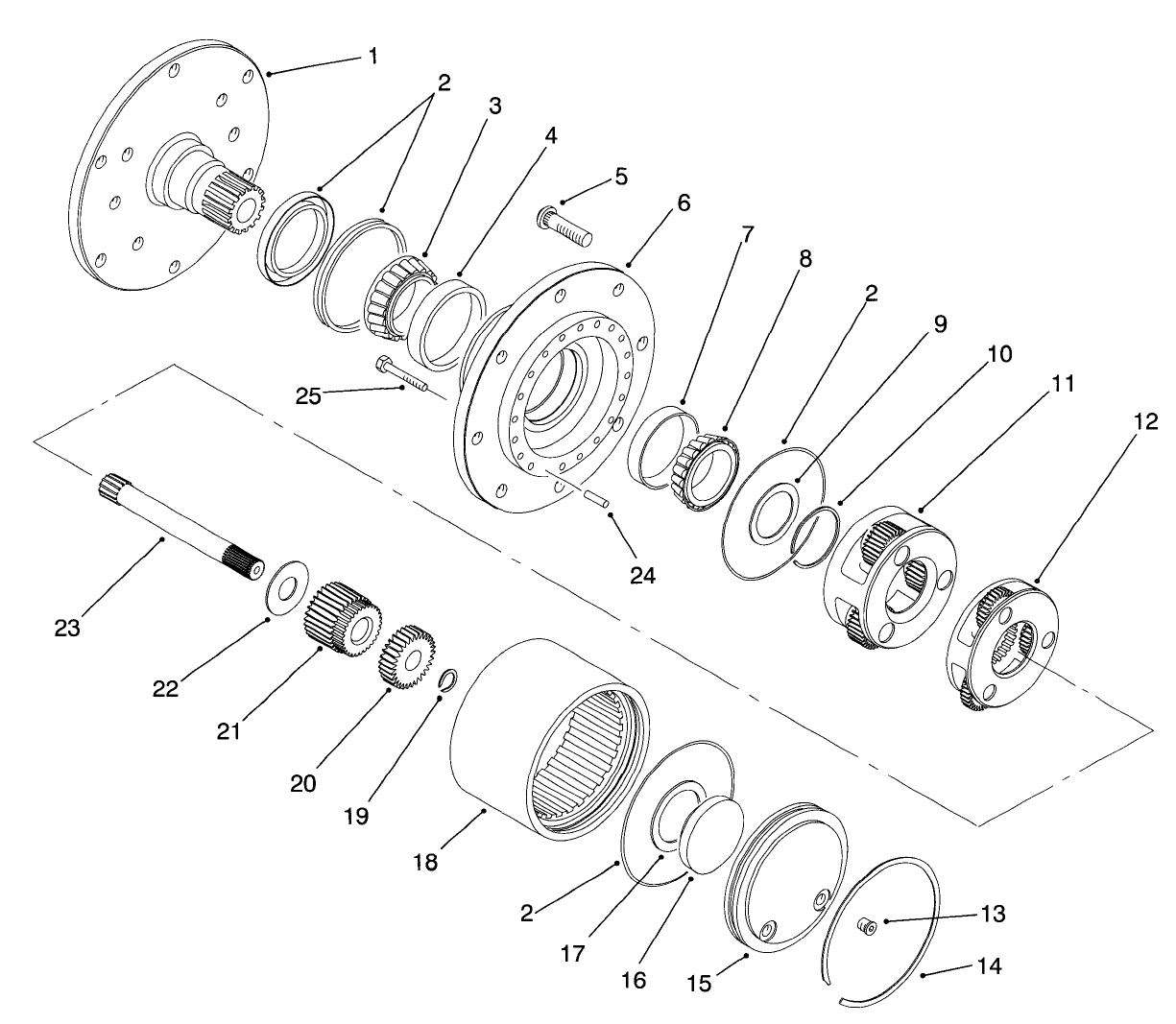 Planetary Drive Assembly No. 92-7415