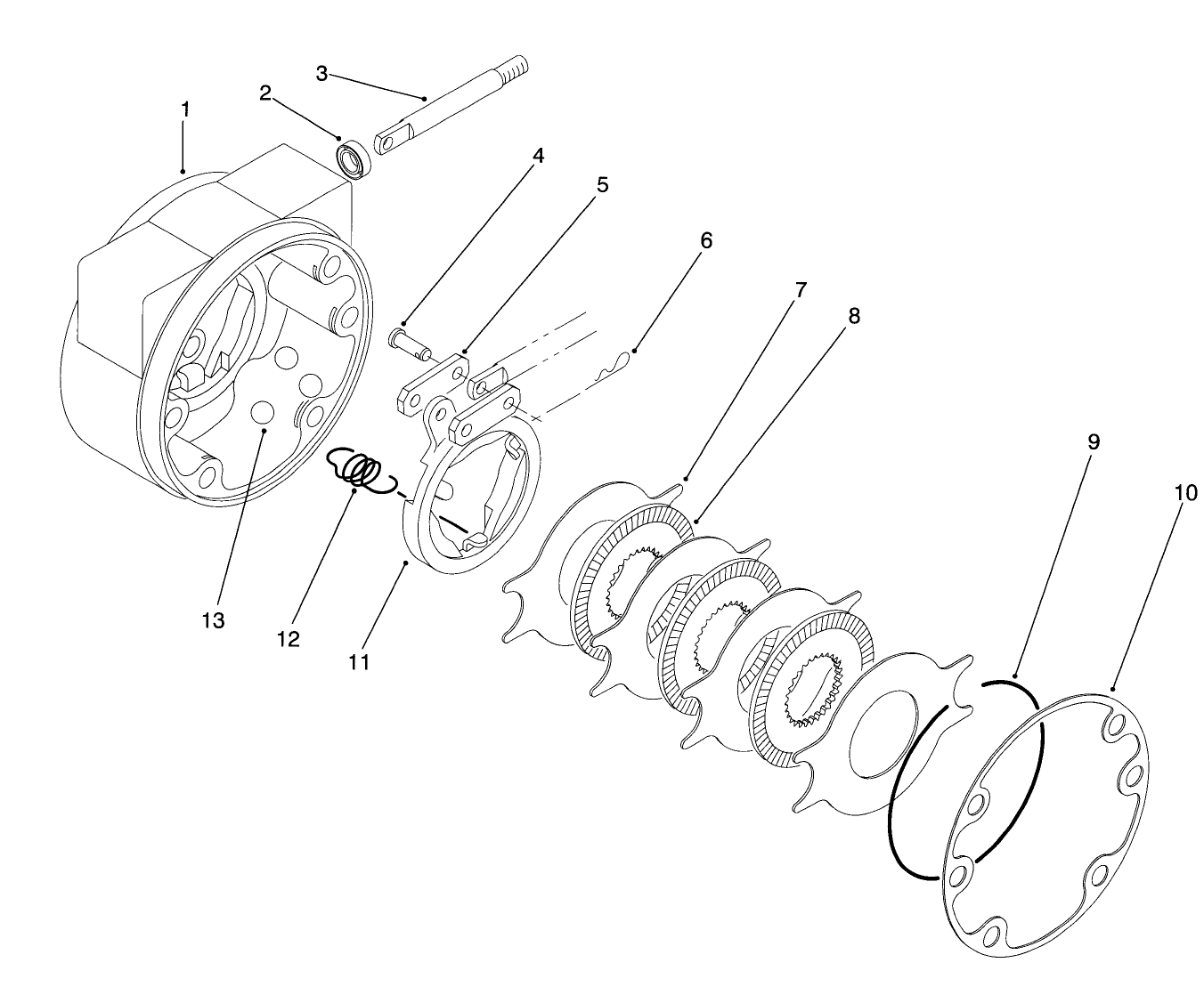 Brake Asm No. 92-7414 Rh & 92-7417 Lh (shown)