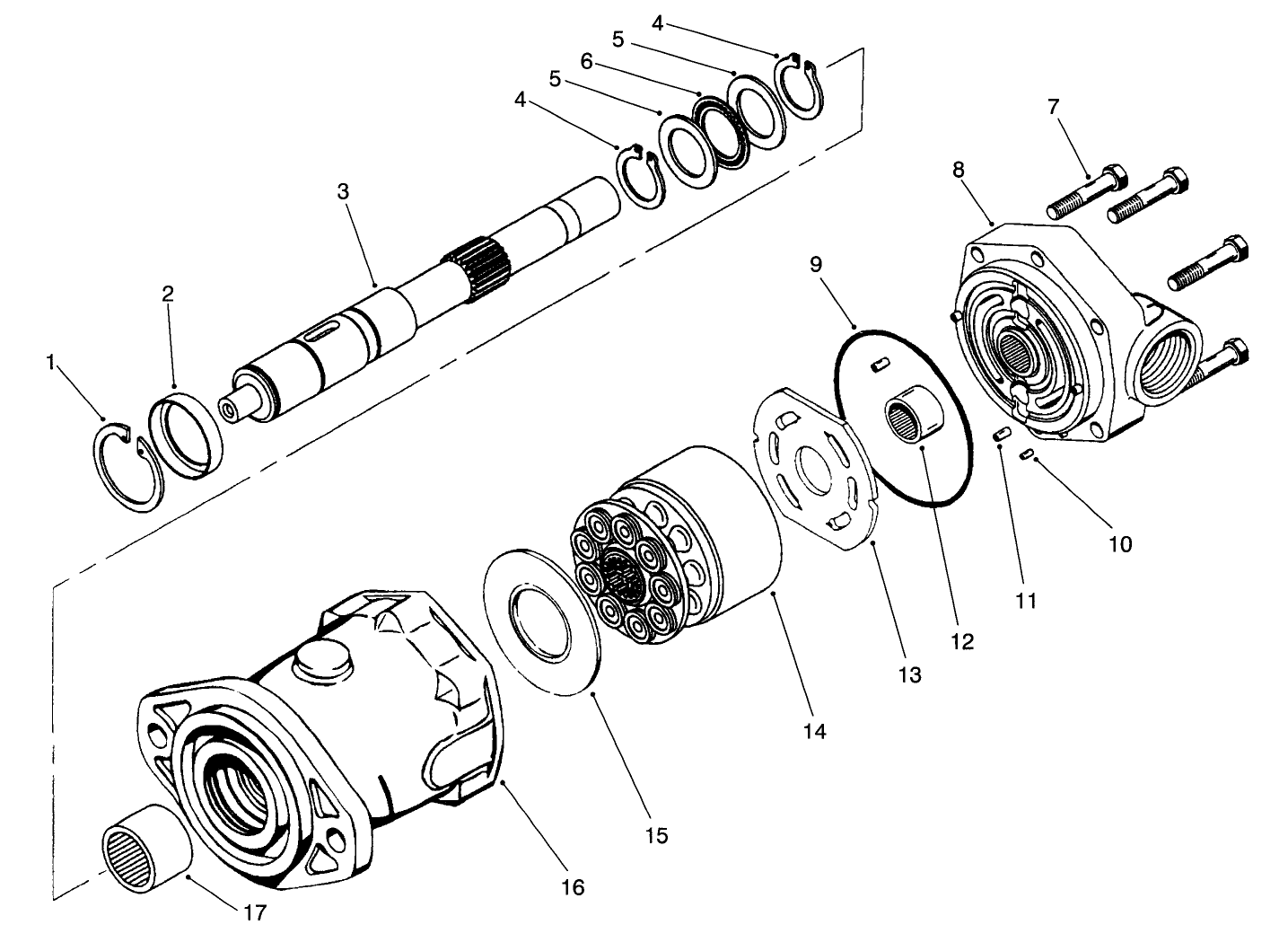 4 Wd Hydraulic Motor Assy. No. 92-7386