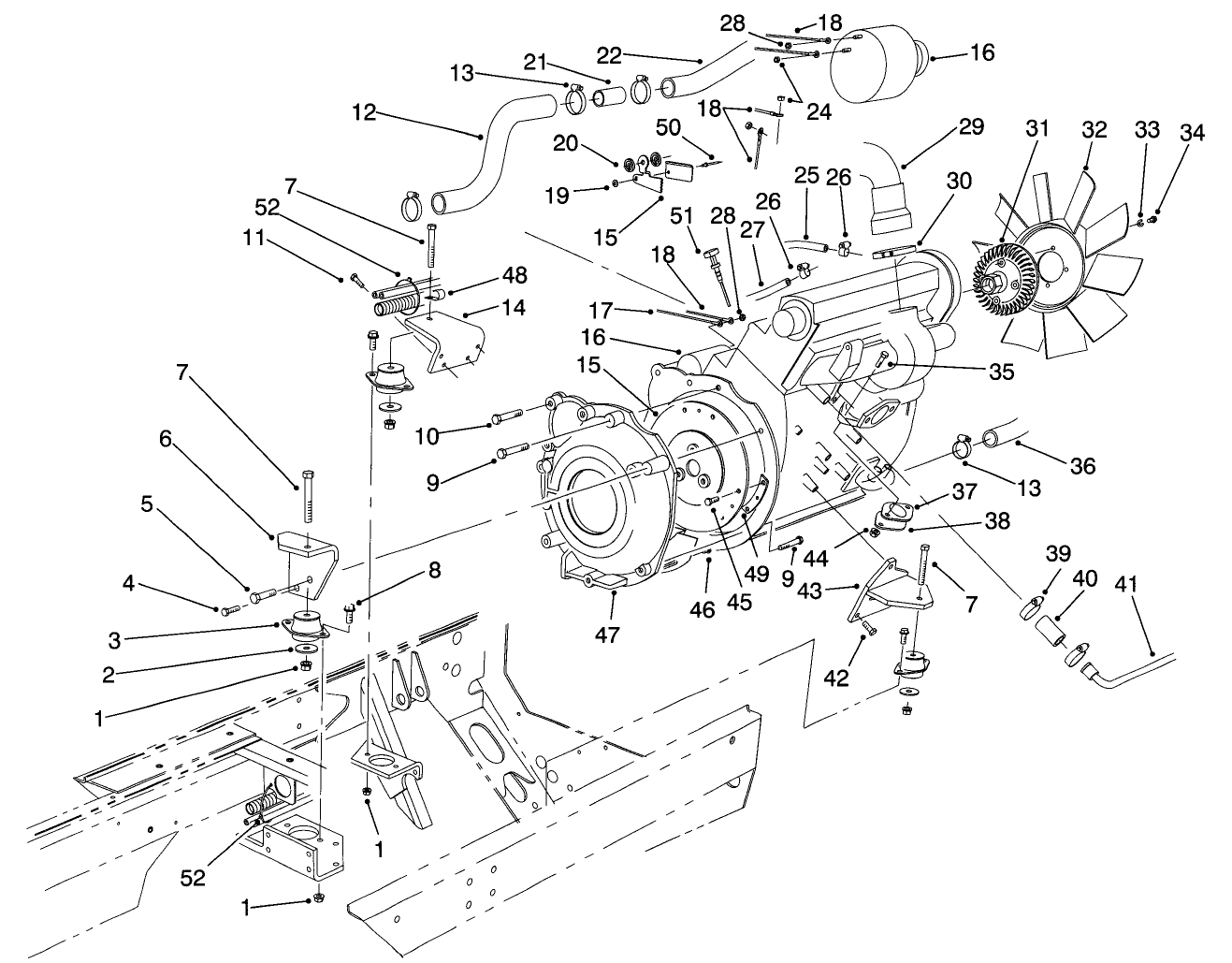 Engine Installation Assembly