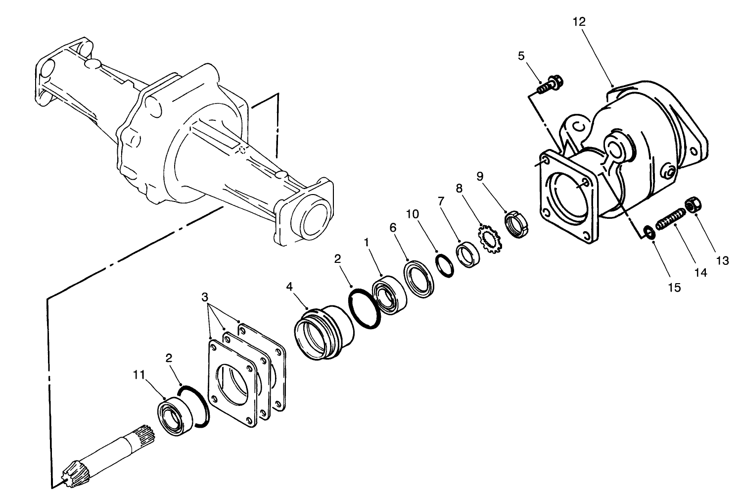 Sleeve Assembly Axle No. 93-7780 (model No. 03801 Only)