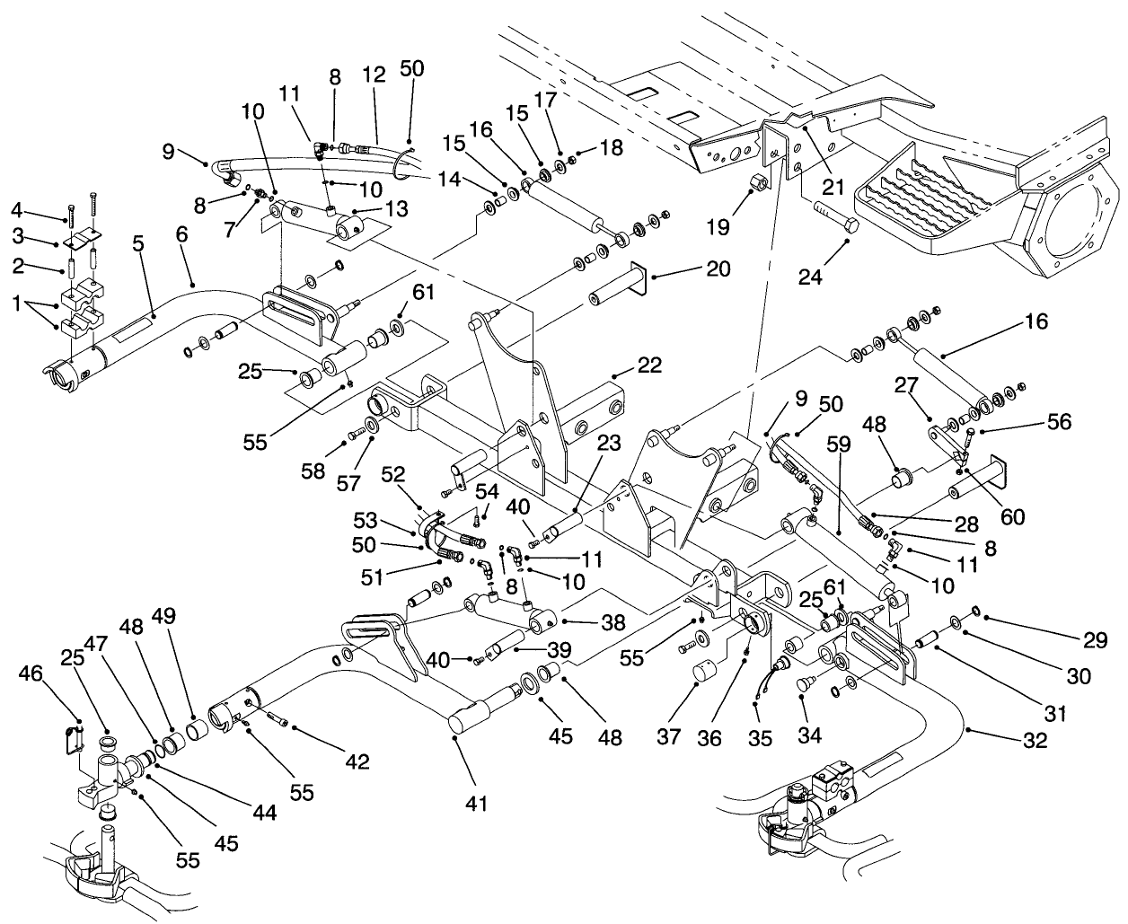 Front Lift Arms Assembly