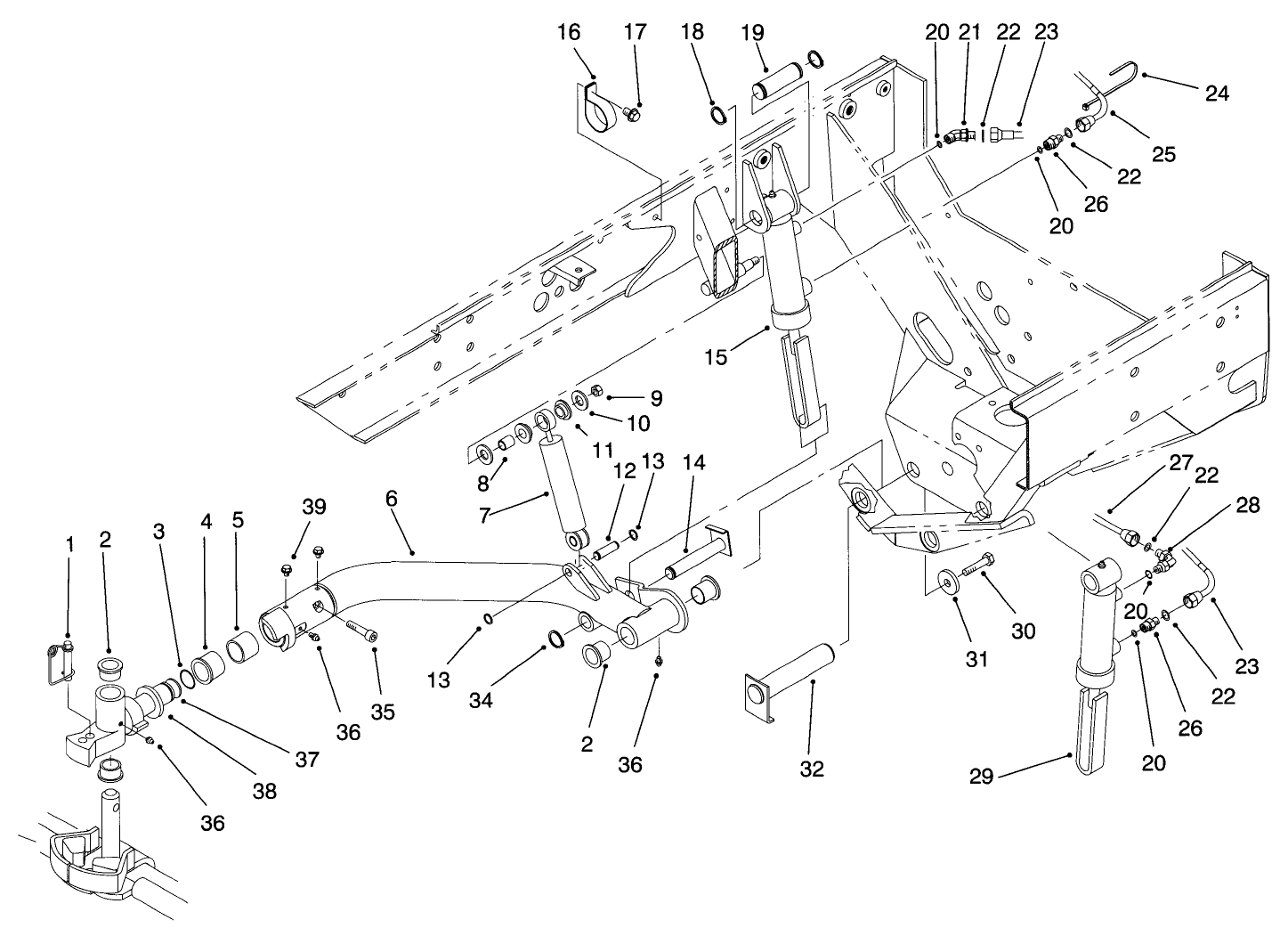 Rear Lift Arm Assembly
