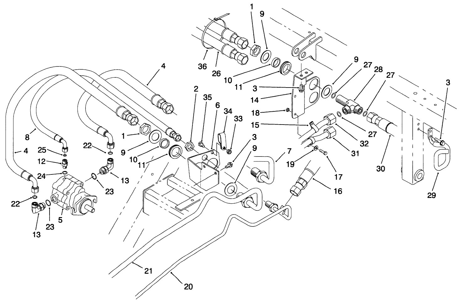 Reel Motor Installation Assembly-Rear