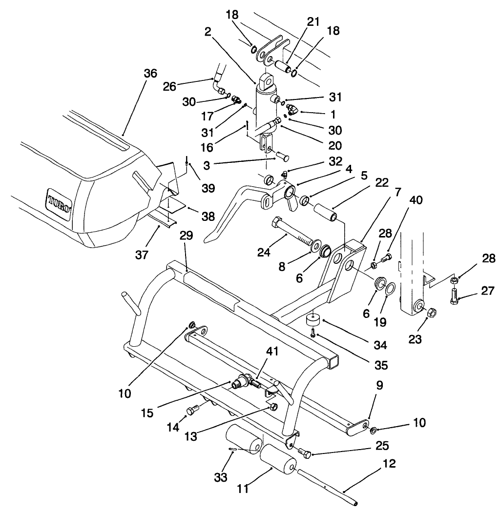 Pull Frame Assembly-Rear