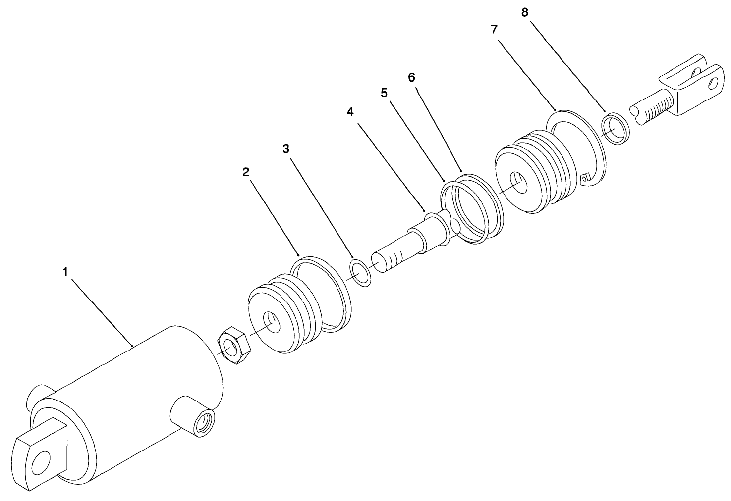 Hydraulic Cylinder No. 94-6357