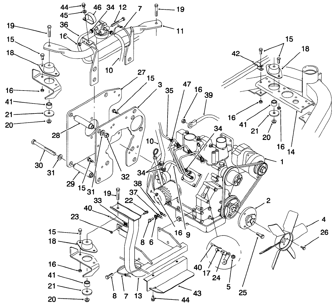 Engine Installation Assembly