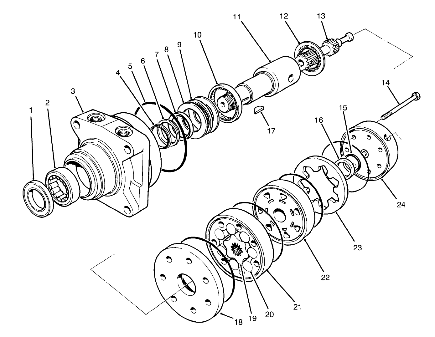 Hydraulic Drive Motor Assembly No. 92-9199
