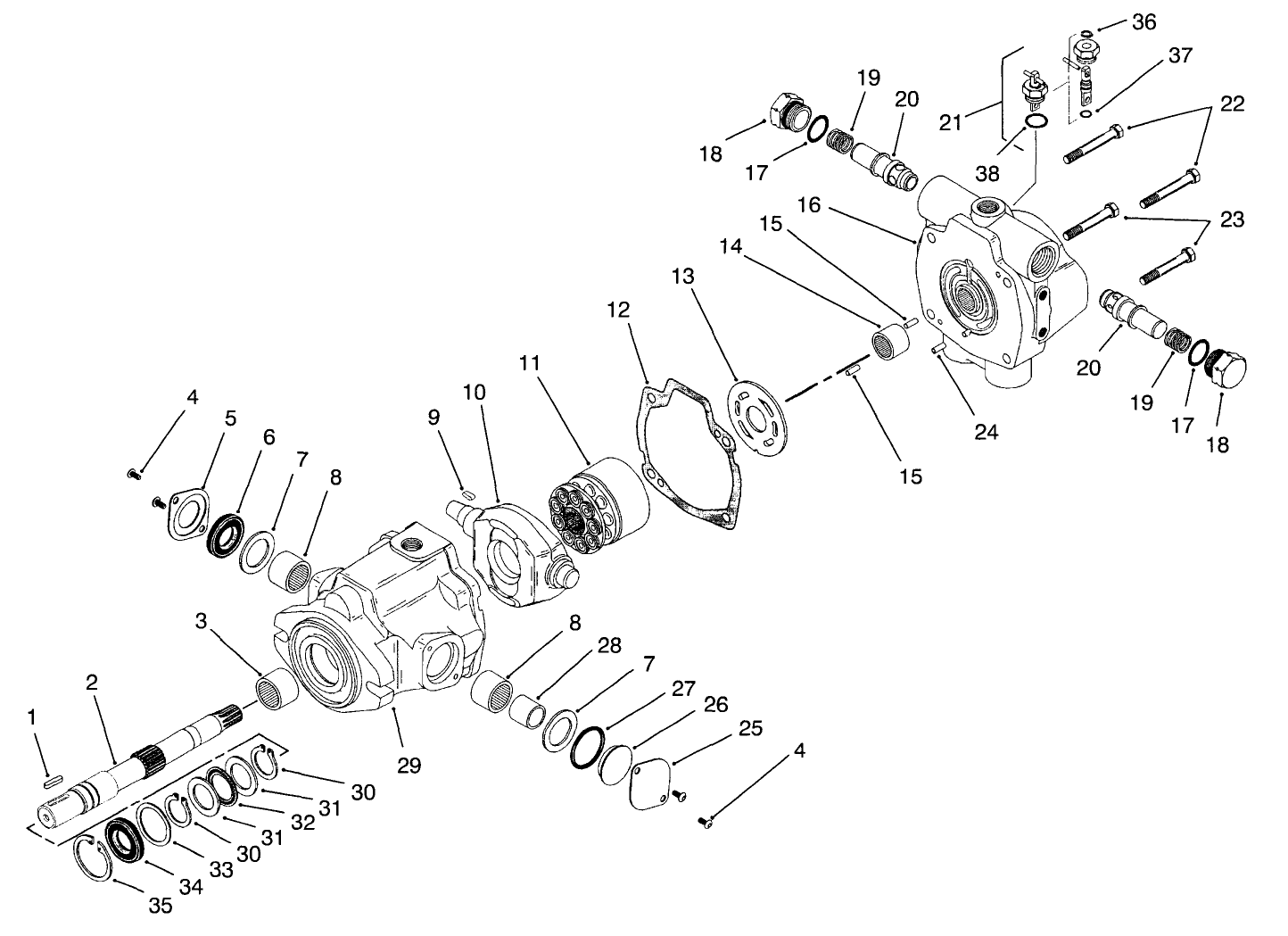 Hydrostat Assembly No. 93-2586