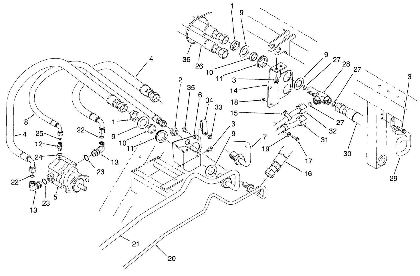 Reel Motor Installation Assembly-Rear