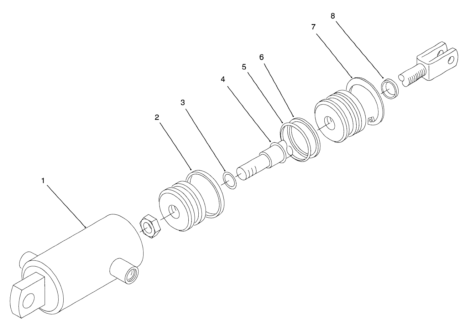 Hydraulic Cylinder No. 94-6357