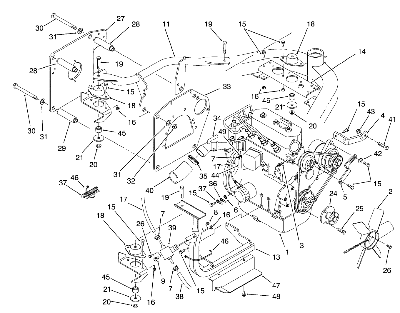 Engine Installation Assembly