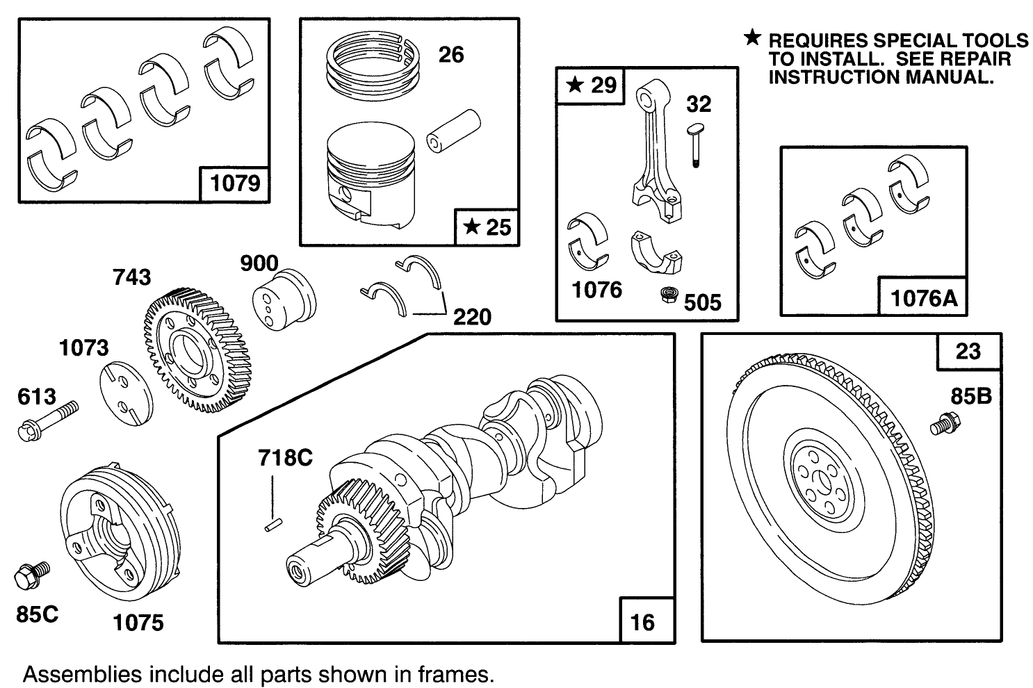 *engine Briggs & Stratton Model 433447