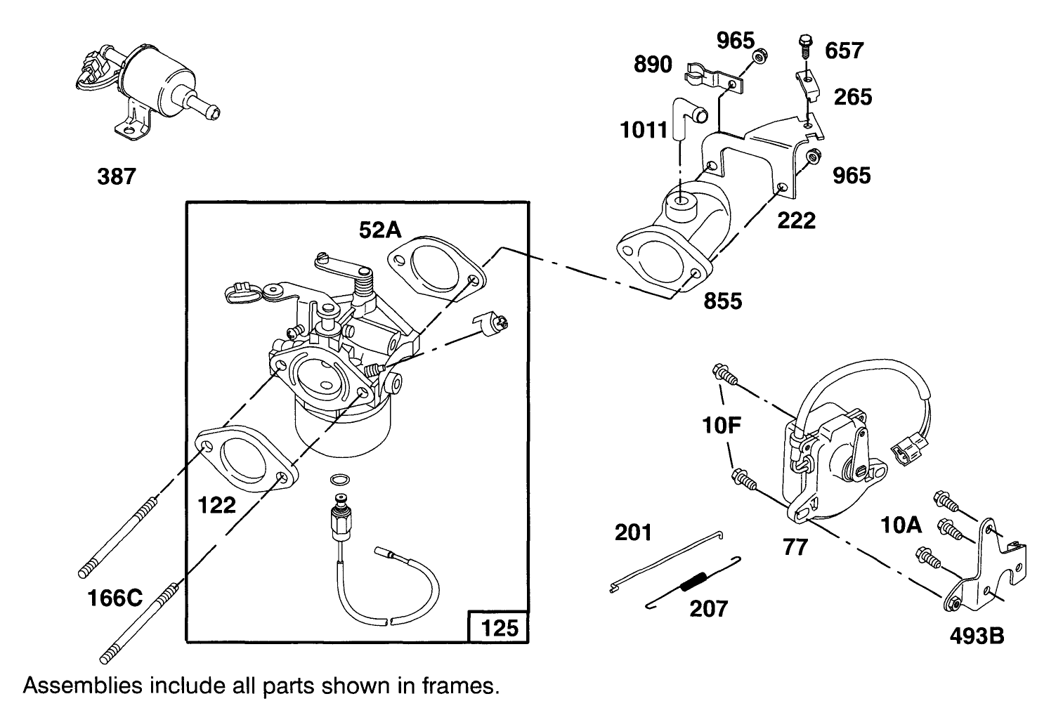 *engine Briggs & Stratton Model 433447