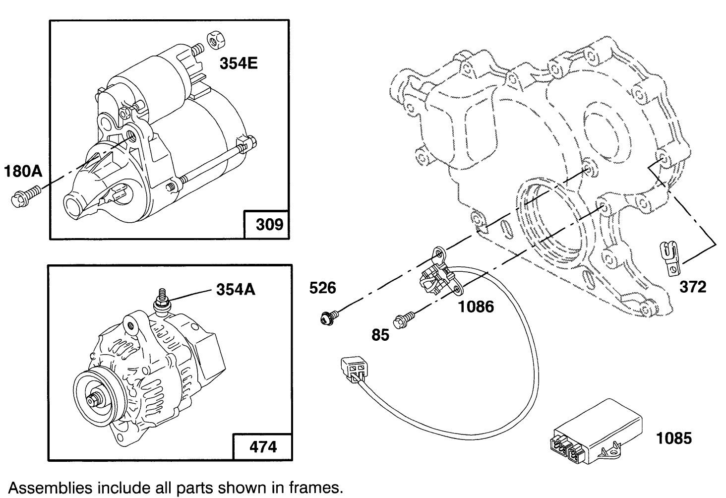 *engine Briggs & Stratton Model 433447