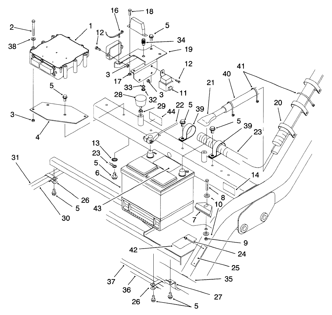 Battery & Controller Assembly