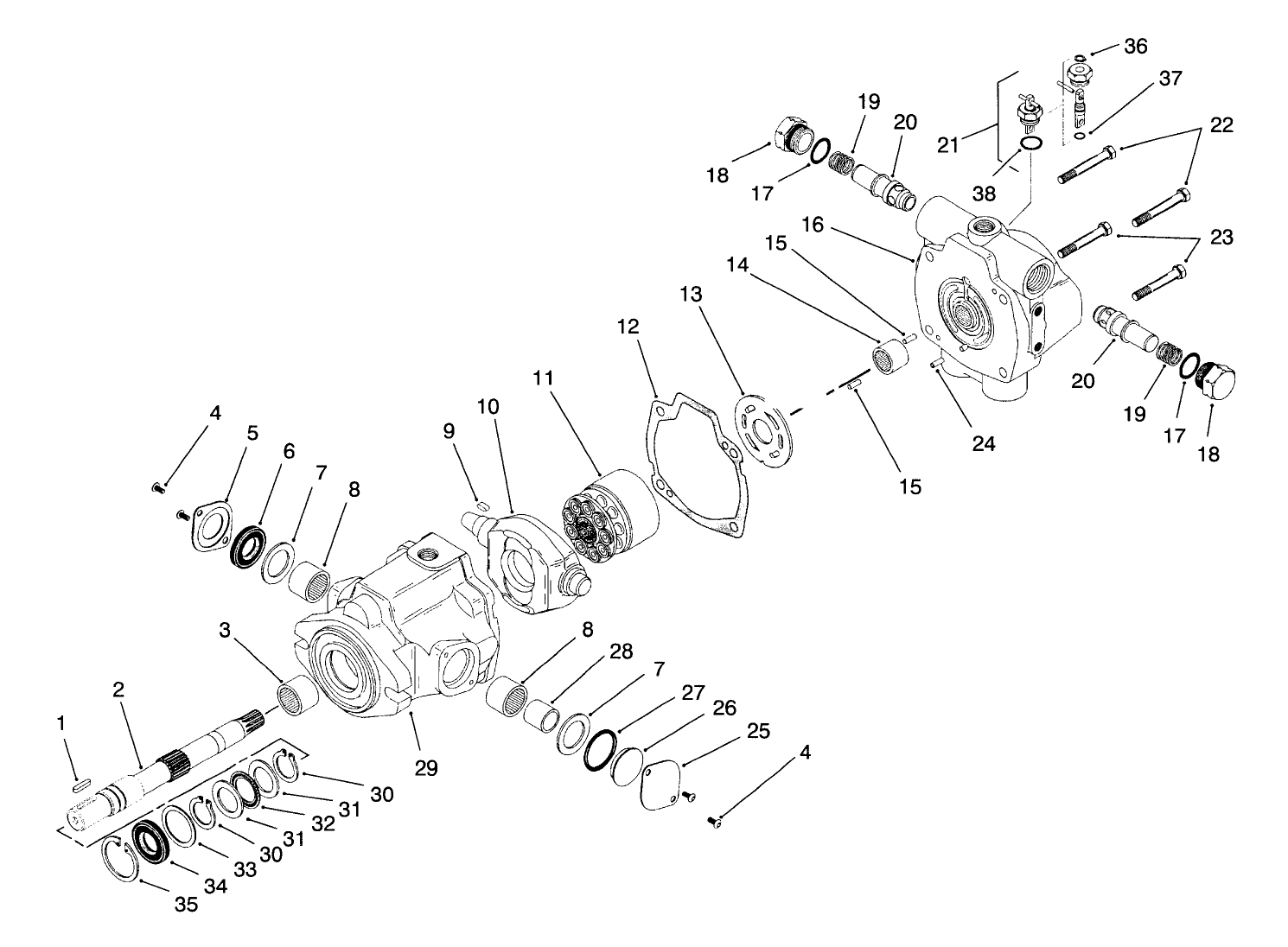 Hydrostat Assembly No. 93-2586