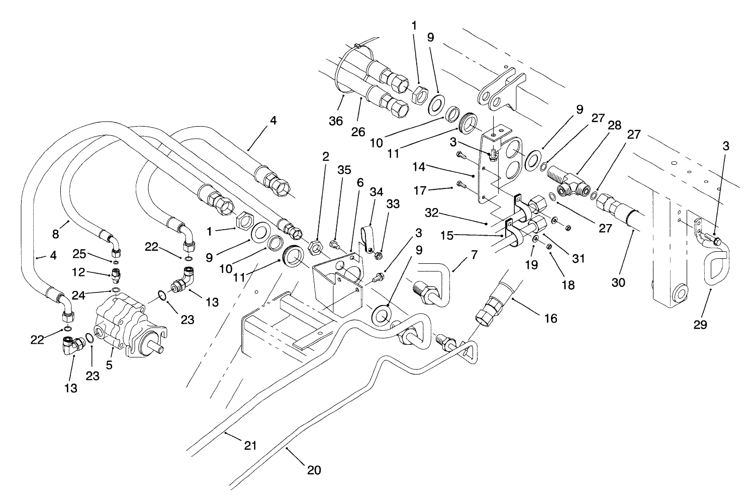 Reel Motor Installation Assembly-Rear