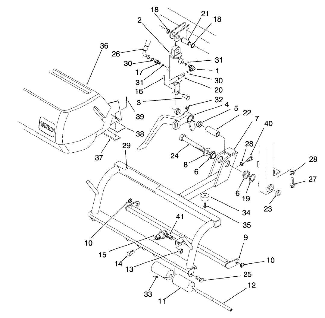 Pull Frame Assembly-Rear