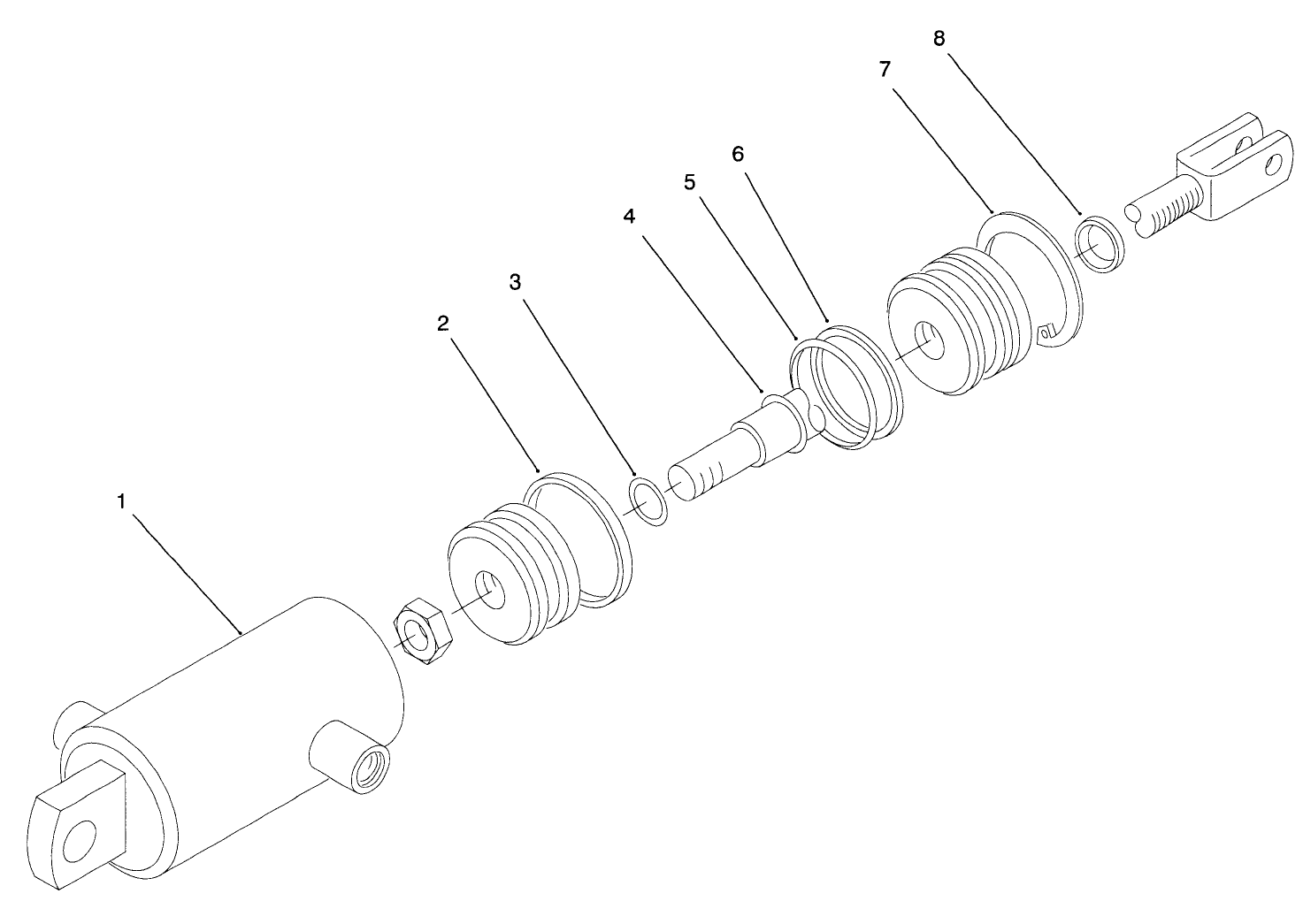 Hydraulic Cylinder No. 94-6357