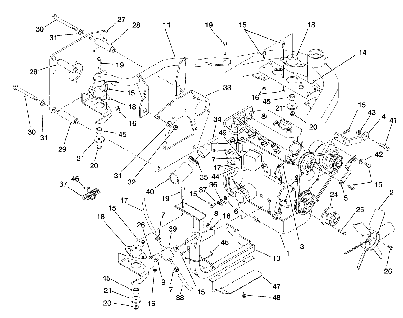 Engine Installation Assembly