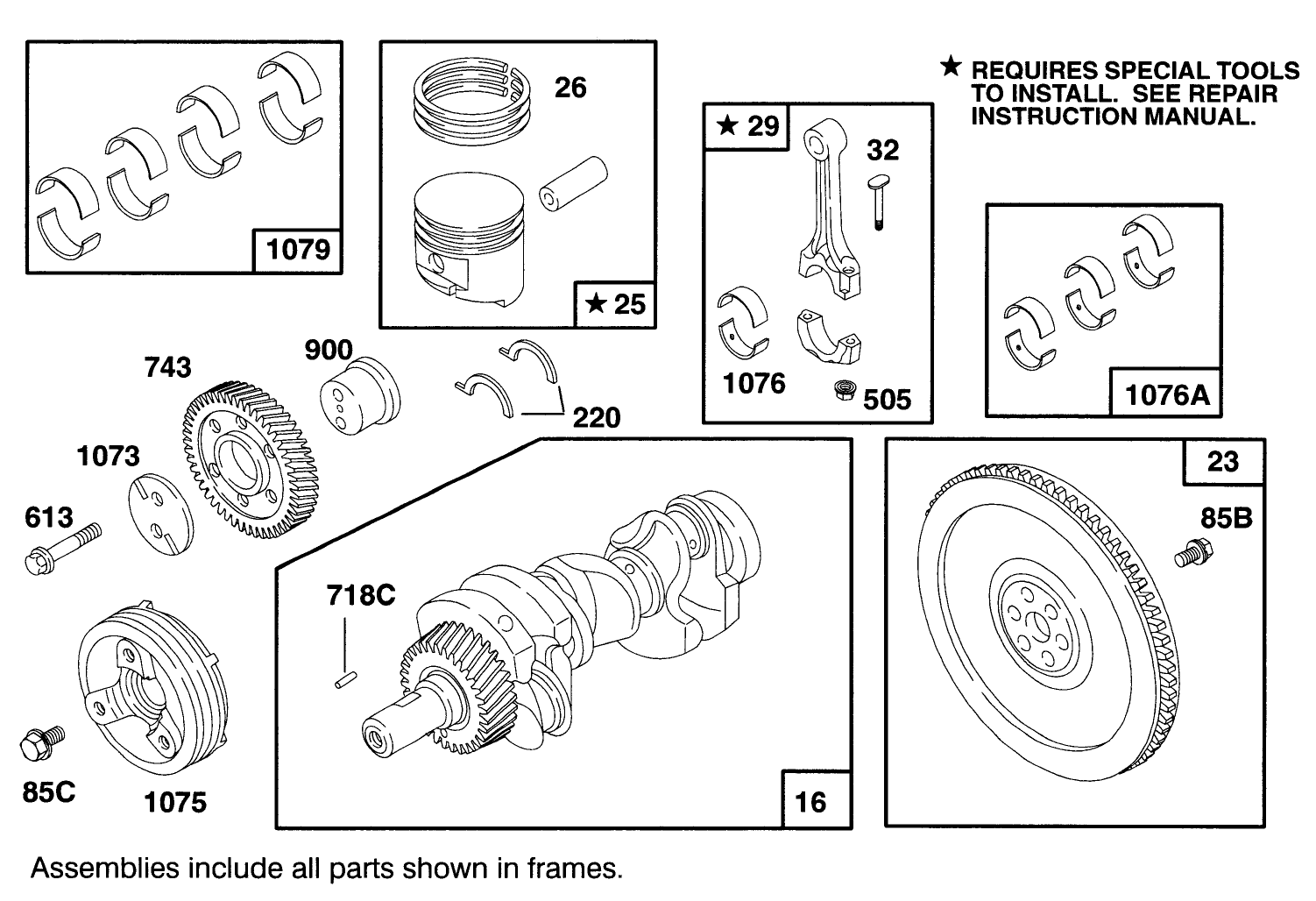 *engine Briggs & Stratton Model 433447