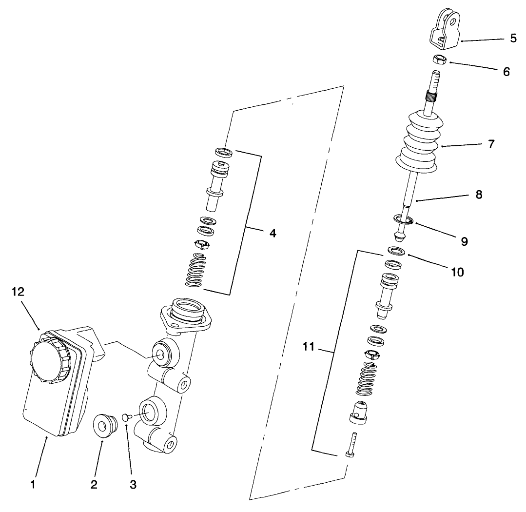 Master Brake Cylinder No. 94-3800