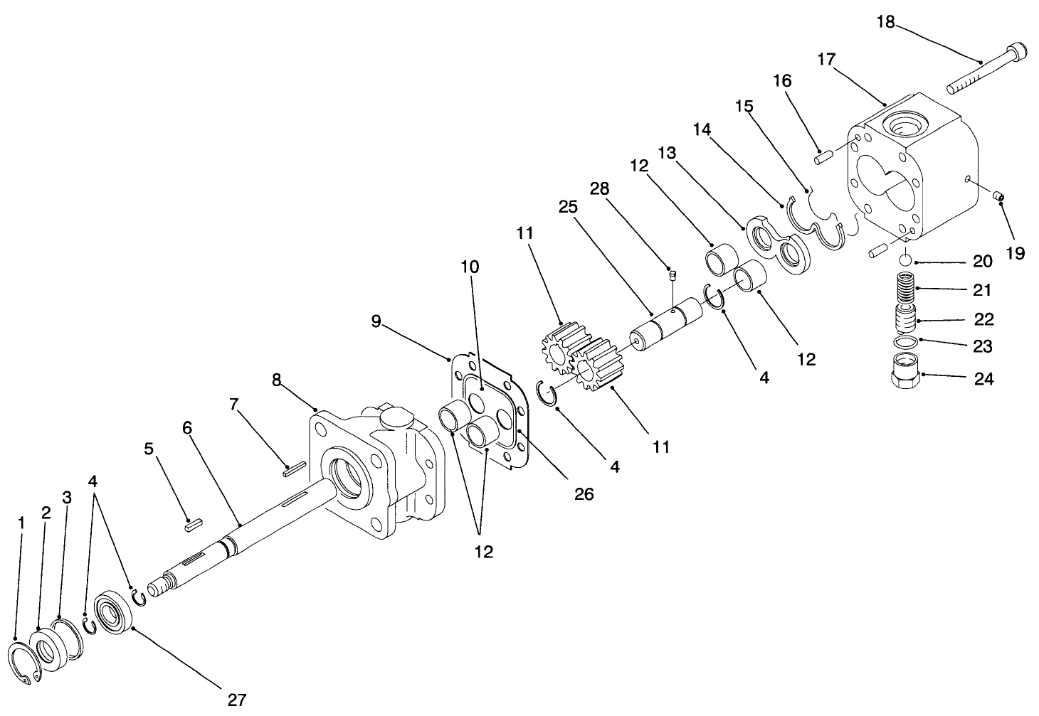 Hydraulic Pump Assembly No. 87-5700