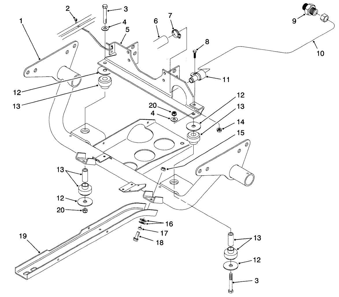 Engine Frame Assembly