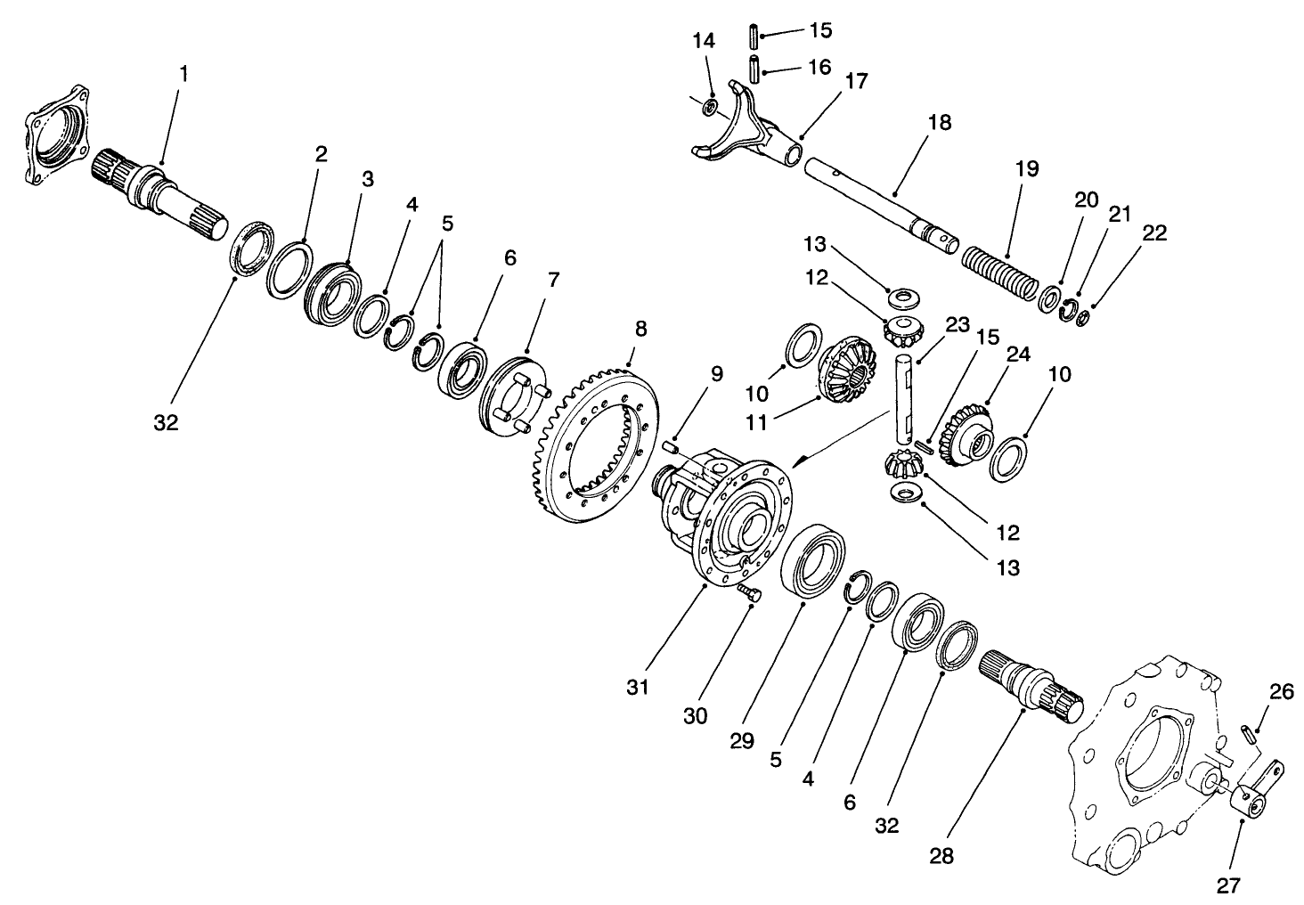 Differential Gear Assembly