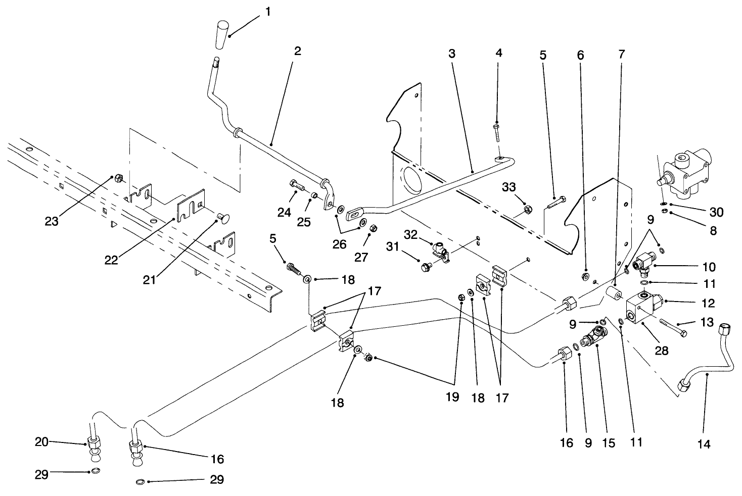 Lift Valve Linkage Assembly