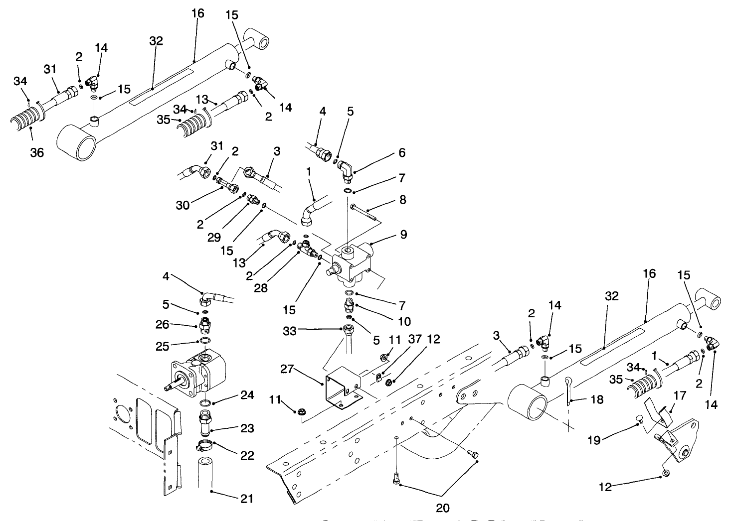 Lift Valve & Cylinder Assembly