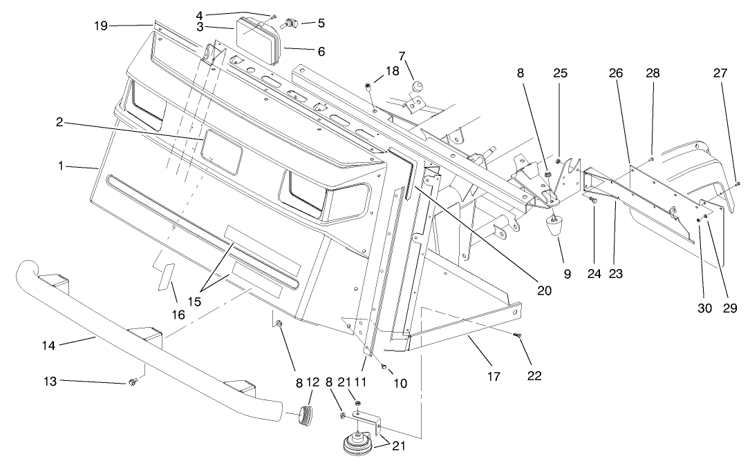 Front Bumper & Hood Assembly