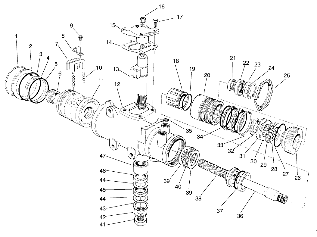 Steering Gear Assembly No. 87-1500