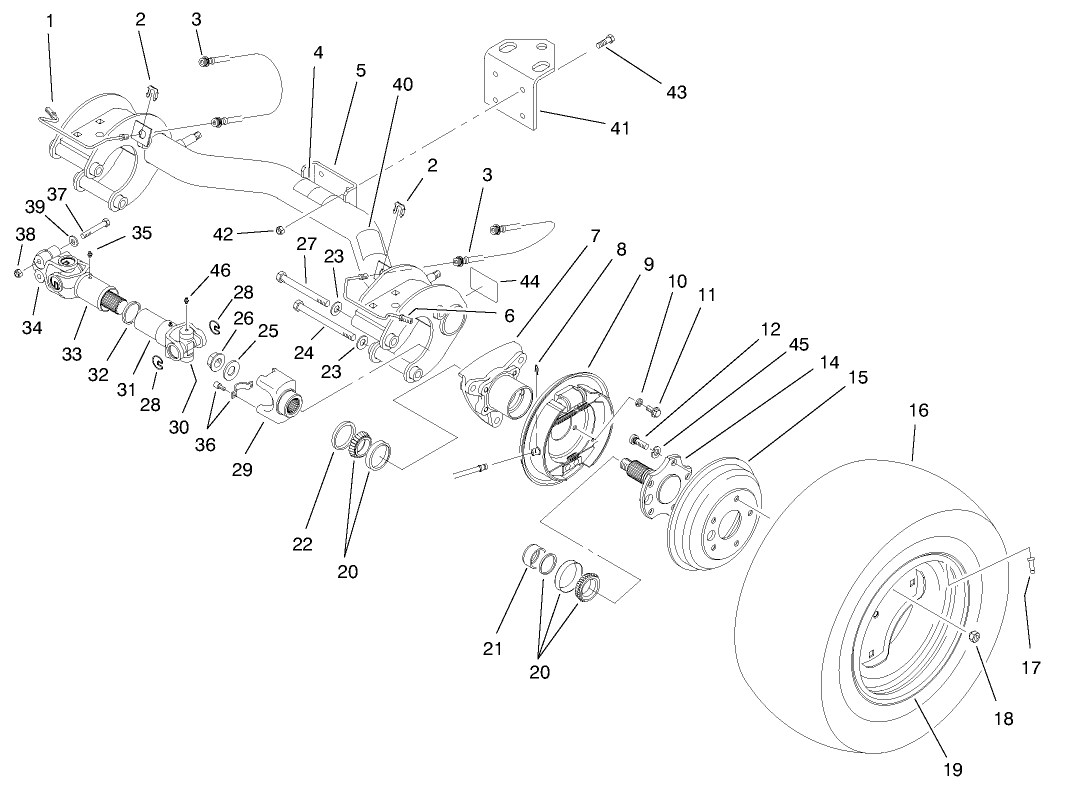 Rear Axle Assembly