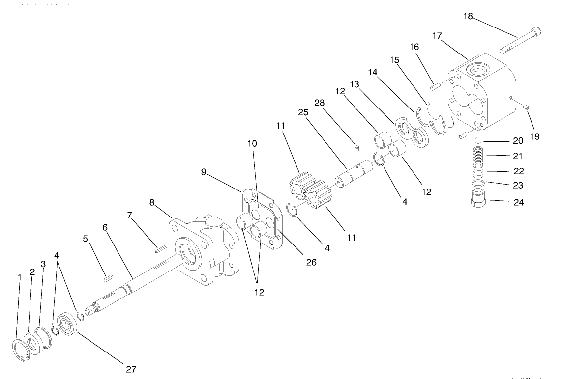 Hydraulic Pump Assembly No. 87-5700
