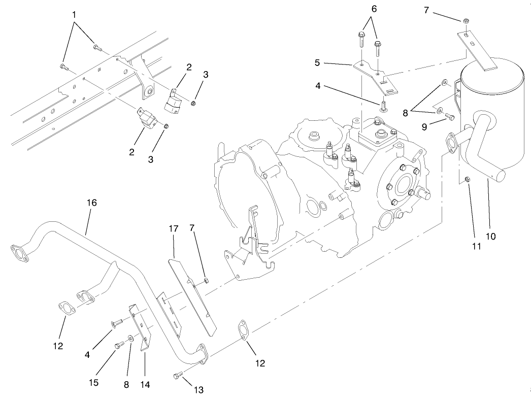Muffler & Relay Assembly