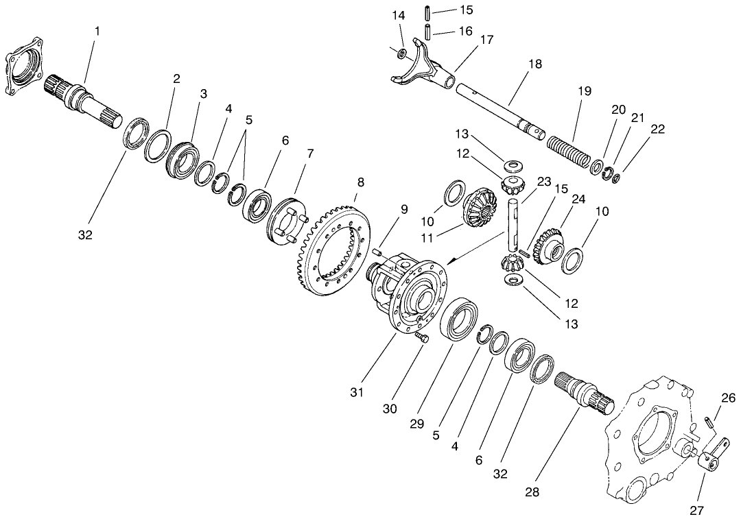 Differential Gear Assembly