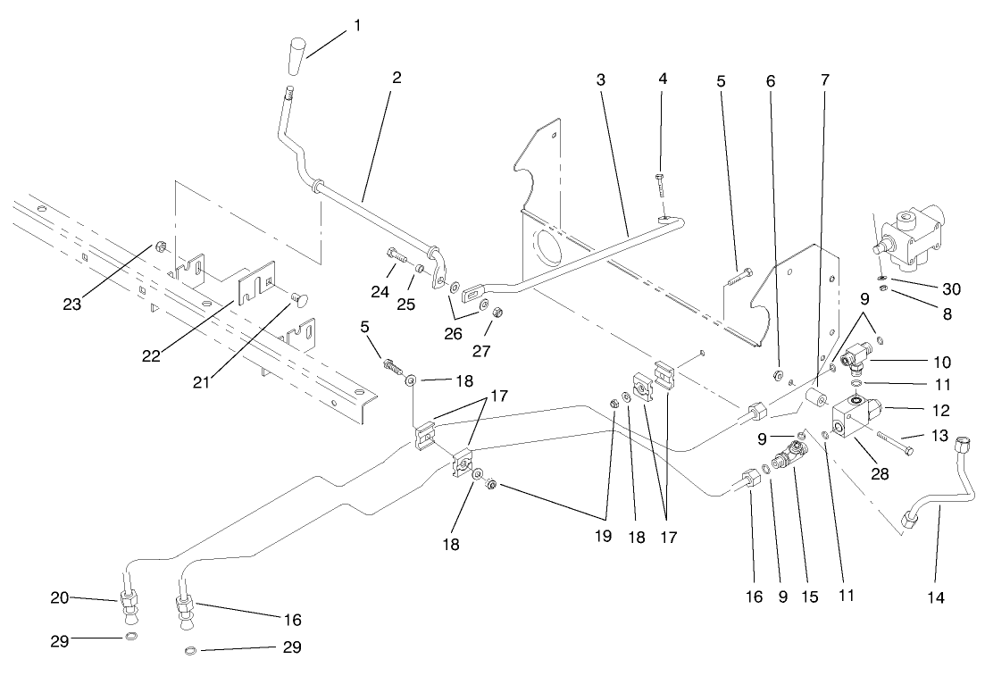 Lift Valve Linkage Assembly