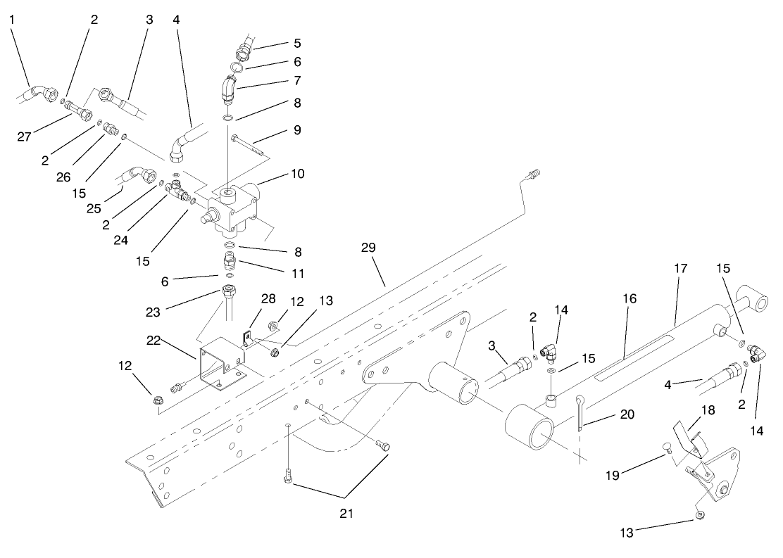 Lift Valve & Cylinder Assembly