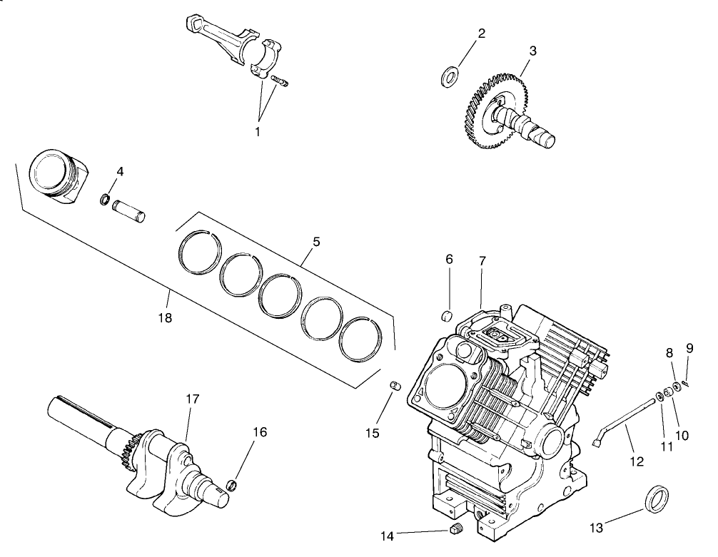 Engine Kohler Model Ch22s Spec. No. 66513
