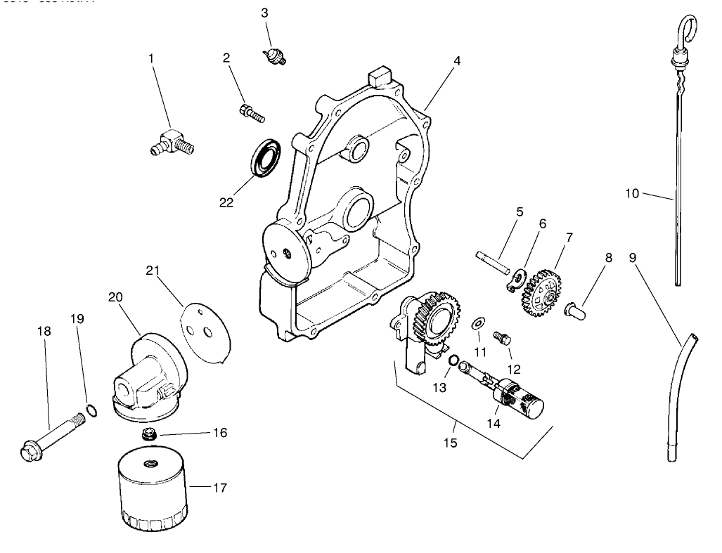Engine Kohler Model Ch22s Spec. No. 66513