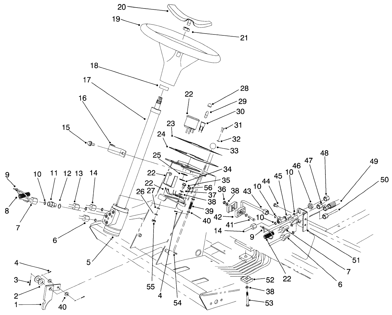 Steering Tower Assembly