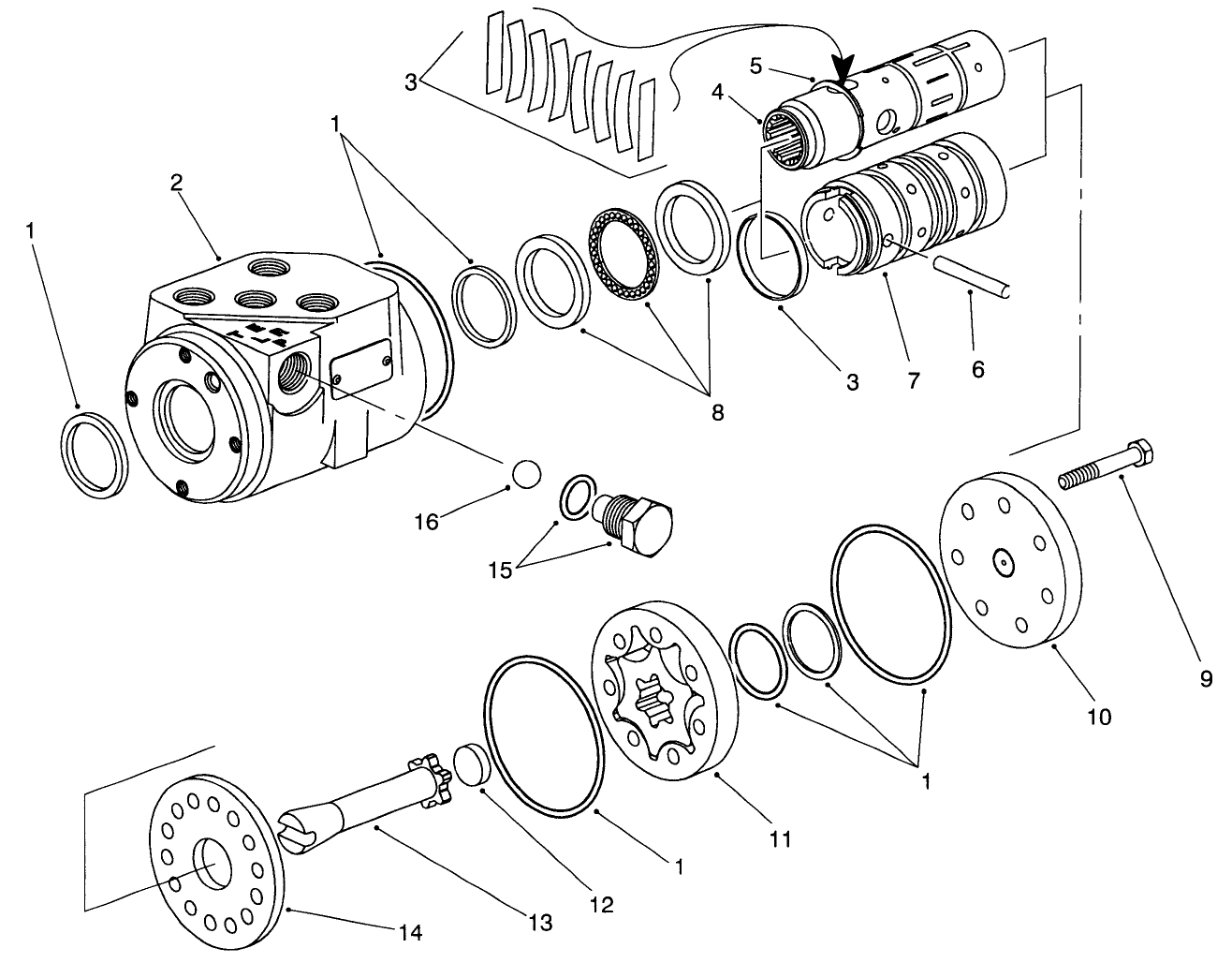 Steering Valve Assembly No. 94-9950