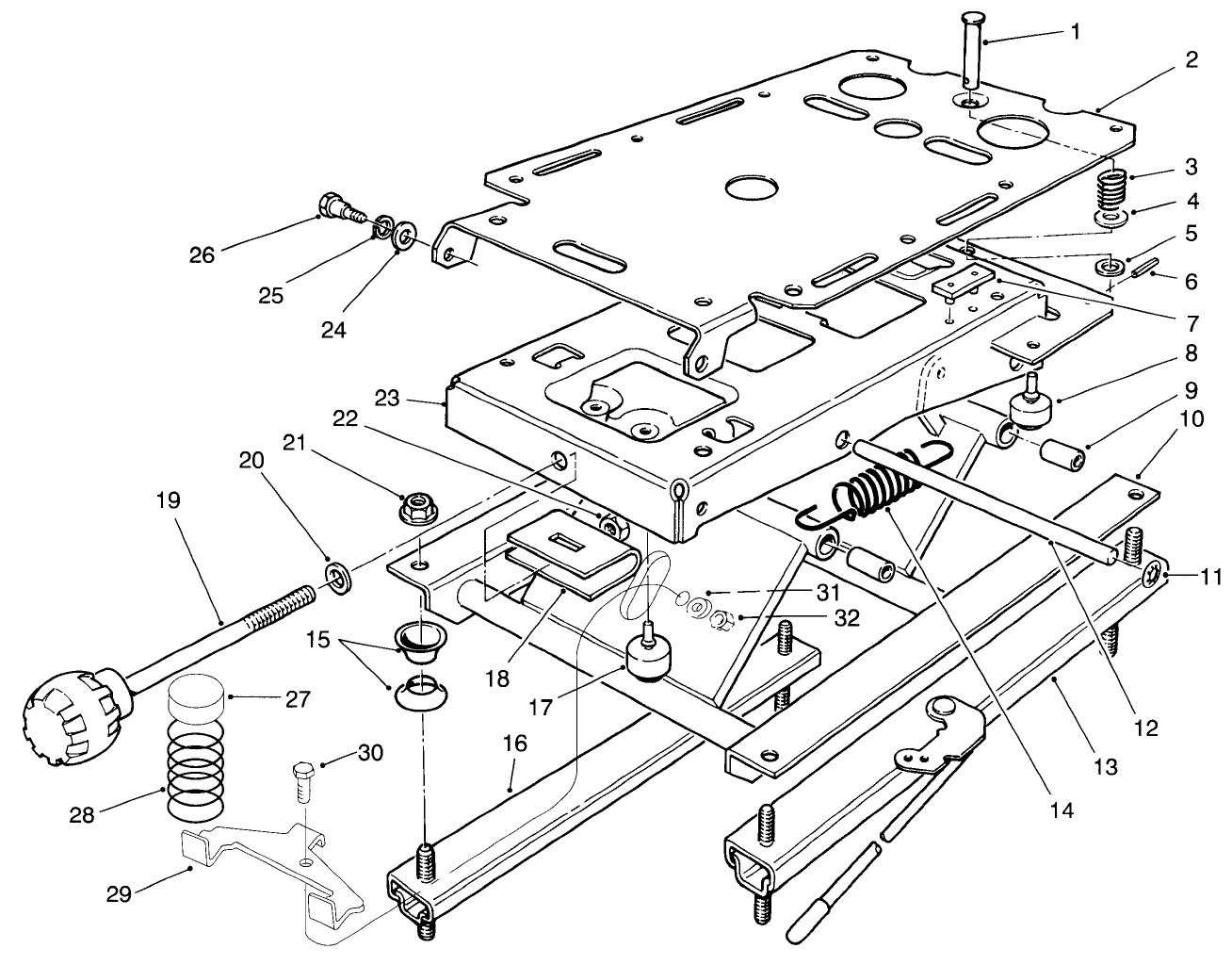Seat Suspension Assembly