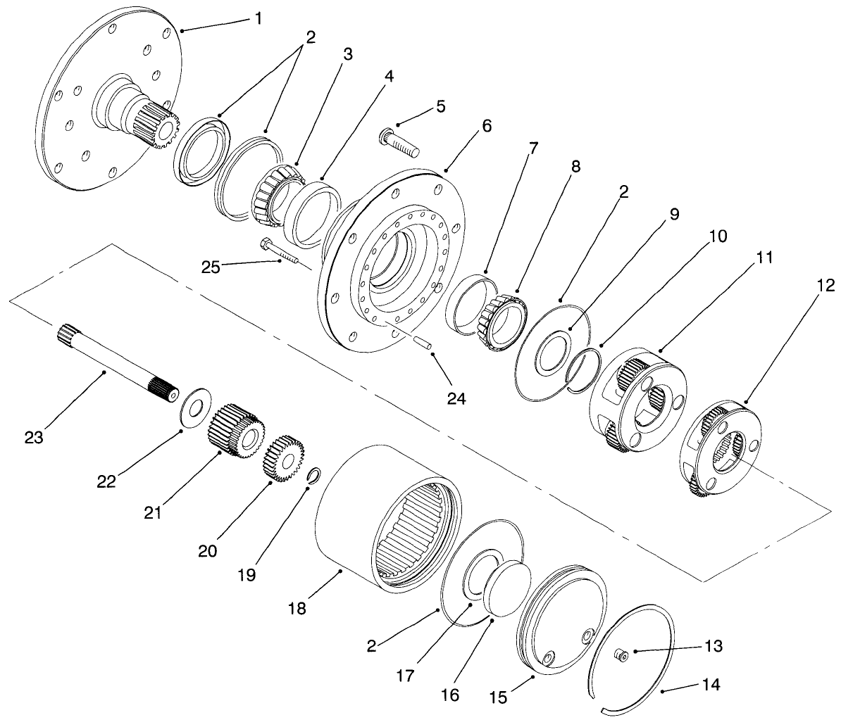 Planetary Drive Assembly No. 92-7415