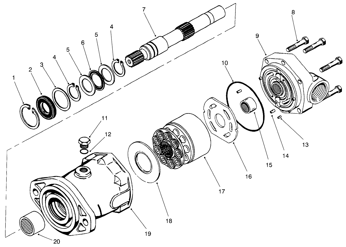 Hydraulic Motor Assembly No. 92-7385