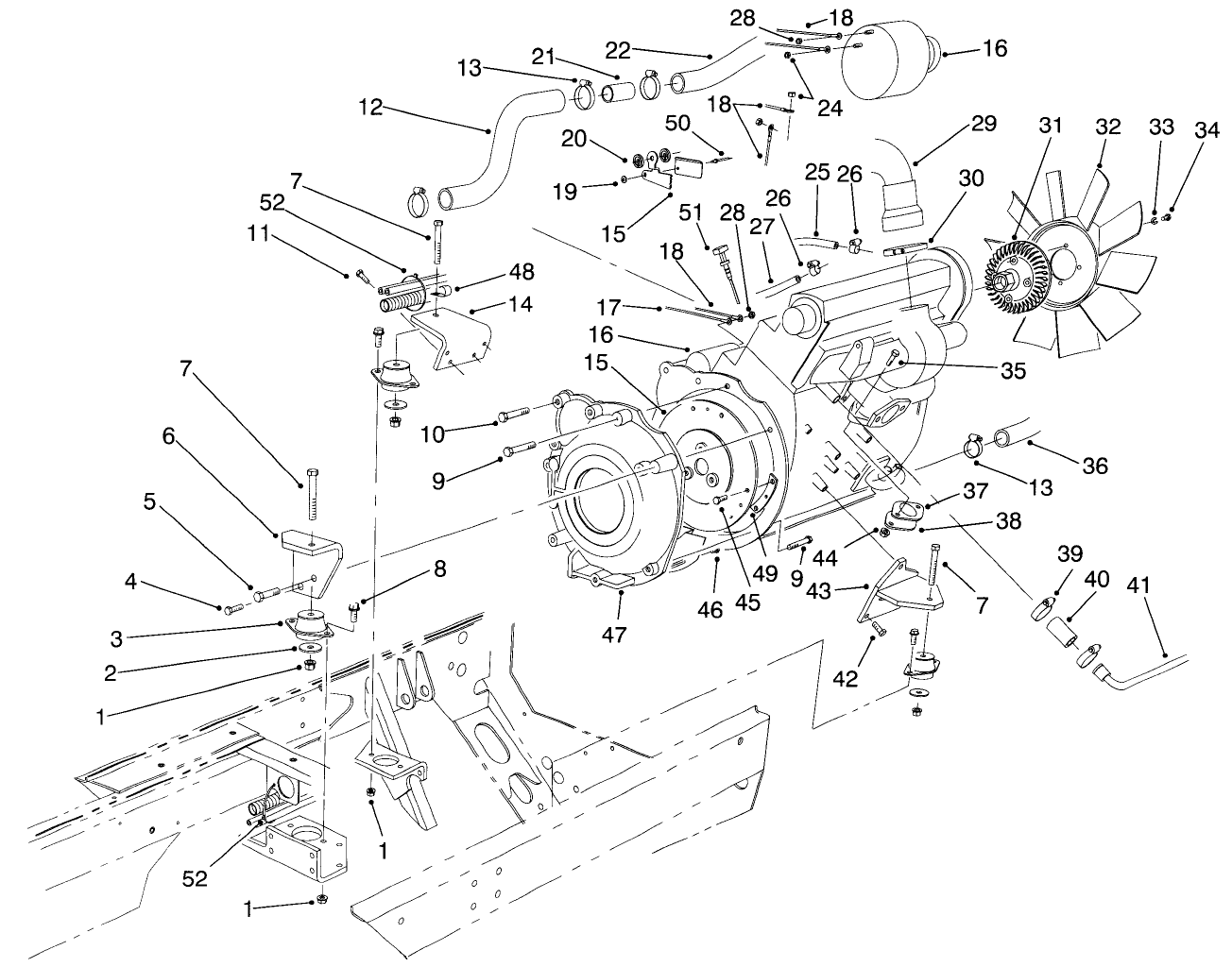 Engine Installation Assembly