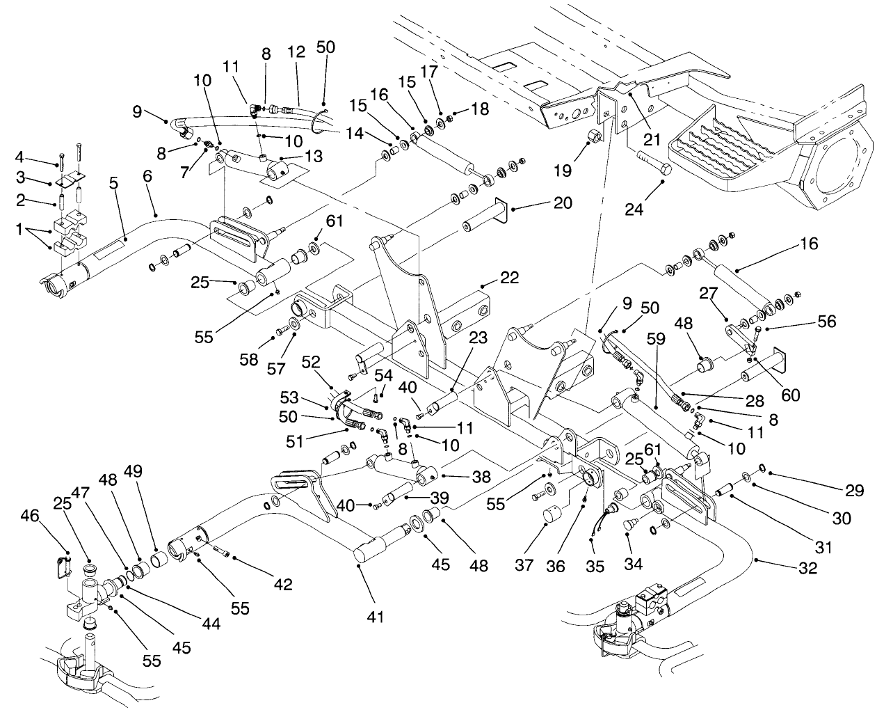 Front Lift Arms Assembly