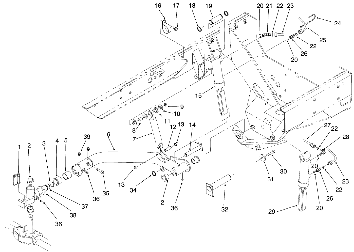 Rear Lift Arm Assembly